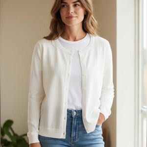 Eddie Bauer Women's creme / off White Sweater